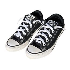 Converse Chuck Taylor All Star Low Youth 1 Black Canvas Sneaker